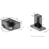 image:imageZ Line KECOMiRS36 900 CFM Island Mount Range Hood with Remote Single Blower 3636 in