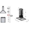 image:imageZ Line GL2i42 Stainless Steel Island Mount Range Hood 42Inch