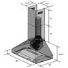 image:imageZLINE 30 Professional Convertible Vent Wall Mount Range Hood in Stainless Steel 66730