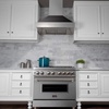 image:imageZLINE 30 in Ducted Satin Stainless Steel Wall Mount Range Hood with Oil Rubbed Bronze Shell 8654ORB30