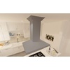 image:imageZLINE 30 in Wooden Island Mount Range Hood in Gray  Includes Motor