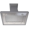 image:imageZLINE 30 in Wooden Island Mount Range Hood in Gray  Includes Motor
