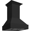 image:imageZLINE 30 in Wooden Wall Mount Range Hood in Rustic Black Finish 355CC30