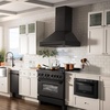 image:imageZLINE 36 Black Stainless Steel Range Hood with Black Stainless Steel Handle BS65536BS
