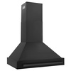 image:imageZLINE 36 Black Stainless Steel Range Hood with Black Stainless Steel Handle BS65536BS