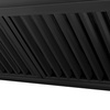 image:imageZLINE 36 Black Stainless Steel Range Hood with Champagne Bronze Handle BS655Z36CB