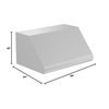 image:imageZLINE 36 Convertible Vent Under Cabinet Range Hood in Stainless Steel 52736