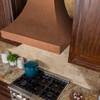 image:imageZLINE 36 Designer Series HandHammeredCopper Finish Ducted Wall Range Hood 8632H36