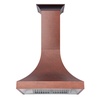 image:imageZLINE 36 Designer Series HandHammeredCopper Finish Ducted Wall Range Hood 8632H36