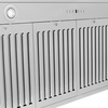 image:imageZLINE 36 in Autograph Edition Convertible Stainless Steel Range Hood with White Matte Shell and Matte Black Accents KB4STZWM36MB