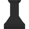 image:imageZLINE 30 in Wooden Wall Mount Range Hood in Rustic Black Finish 355CC30