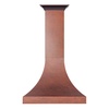 image:imageZLINE 36 Designer Series HandHammeredCopper Finish Ducted Wall Range Hood 8632H36