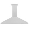 image:imageZLINE 48 in Designer Series Satin Stainless Steel Convertible Vent Wall Mount Range Hood 8KBS48