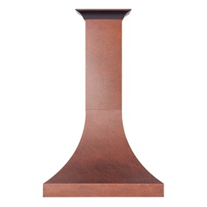 image:imageZLINE 36 Designer Series HandHammeredCopper Finish Ducted Wall Range Hood 8632H36