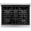 image:imageZLINE Autograph 30 Paramount Dual Fuel Range wWhite Door amp Gold Accents SDRZWM30G