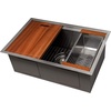 image:imageZLINE 27 in Garmisch Undermount Single Bowl Stainless Steel Kitchen Sink with Bottom Grid and Accessories SLS27