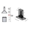image:imageZLINE 36 Ducted Outdoor Island Mount Range Hood in Stainless Steel KECOMi30436
