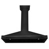 image:imageZLINE 48 in Convertible Black Stainless Steel Wall Mount Range Hood With Black Stainless Steel Handle BSKB4X48
