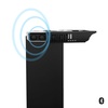 image:imageZLINE 48 in Convertible Vent Wall Mount Range Hood in Black Stainless Steel with Crown Molding BSKBNCRN48