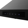 image:imageZLINE 48 in Convertible Vent Wall Mount Range Hood in Black Stainless Steel with Crown Molding BSKBNCRN48