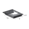 image:imageZLINE 48 in Convertible Vent Wall Mount Range Hood in Black Stainless Steel with Crown Molding BSKBNCRN48