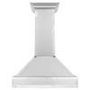 image:imageZLINE 30 in Designer Series Wall Mount Range Hood in Satin Stainless Steel with Mirror Accents 655MR30