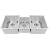 image:imageZLINE 45 in Breckenridge Undermount Triple Bowl Stainless Steel Kitchen Sink with Bottom Grid and Accessories SLT45