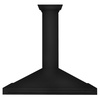 image:imageZLINE 48 in Convertible Black Stainless Steel Wall Mount Range Hood With Black Stainless Steel Handle BSKB4X48