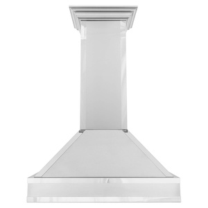 image:imageZLINE 30 in Designer Series Wall Mount Range Hood in Satin Stainless Steel with Mirror Accents 655MR30