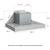 image:imageZLINE 28 in DuraMount Wall Mount Range Hood Insert in Stainless Steel
