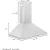 image:imageZLINE 36 Convertible Vent Wall Mount Range Hood in Stainless Steel KF136