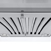 image:imageZLINE 36 Convertible Vent Island Mount Range Hood in Stainless Steel amp Glass GL9i36