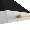 image:imageZLINE 48 in Autograph Edition Stainless Steel Range Hood with Black Matte Shell and Polished Gold Handle KB4STZBLM48G