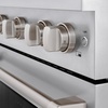 image:imageZLINE 30 in 42 cu ft Paramount Gas Range with Convection Gas Oven in Stainless Steel with 4 Brass Burners SGRBR30