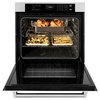 image:imageZLINE 30 in Professional True Convection Single Wall Oven with Air Fry and Self Clean in Stainless Steel with White Matte Door WASWM30