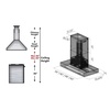 image:imageZLINE 36 Ducted Professional Island Mount Range Hood in Stainless Steel KECOMi36