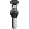 image:imageZLINE Palisades Push Button Drain in Matte Black RBCN1PDOMB